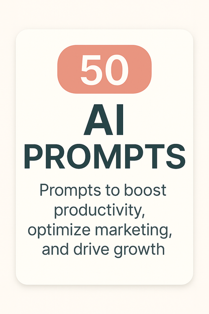 50 AI Business Growth Prompts – Scale Smarter, Not Harder