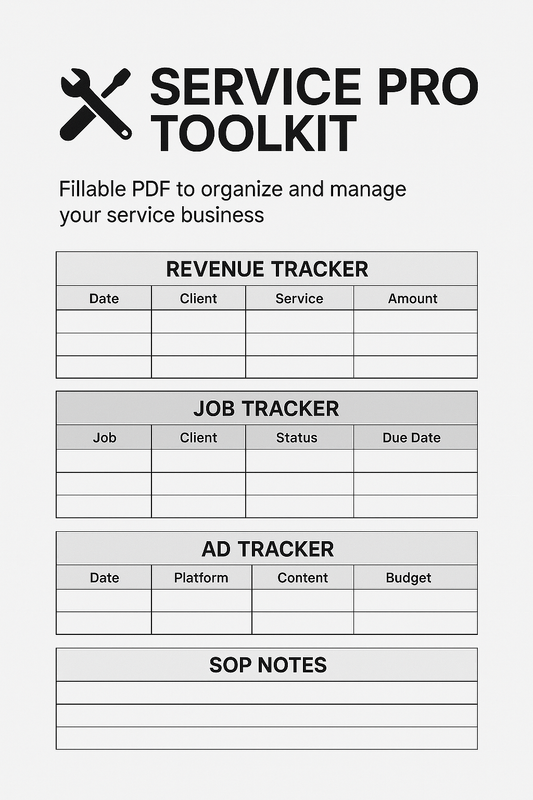 ServicePro Toolkit - All-in-One Business System for Home Service Pros